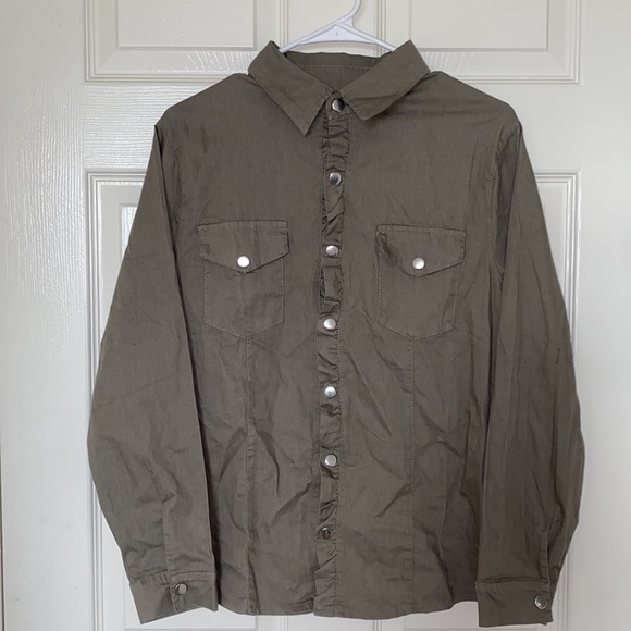 Tops - Long Sleeve Button Up